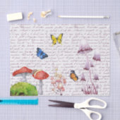 Waterverf vlinderdeeg paddenstoel tissuepapier (Craft)