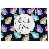  Waterverf vlinderpatroon Dank u Groot Cadeauzakje (Voorkant)