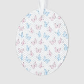 waterverf vlinderpeulstip ornament (voorkant)