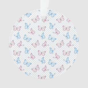 waterverf vlinderpeulstip ornament