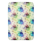 Waterverf vlinders badmat (Voorkant Verticaal)