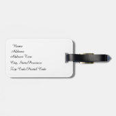 Waterverf Vlinders Bagagelabel (Achterkant horizontaal)