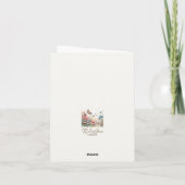 Waterverf vlinders dank je kaart (Achterkant)