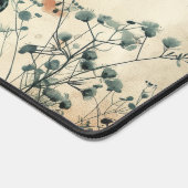 Waterverf Vlinders en harten Bureaumat (Hoek)