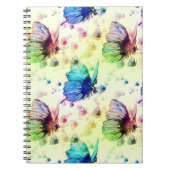 Waterverf Vlinders Foto Notitieboek (Voorkant)