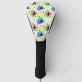 Waterverf Vlinders Golf Club Hoesje Golfheadcover (Voorkant)