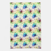 Waterverf Vlinders Keukenhanddoek (Verticaal)