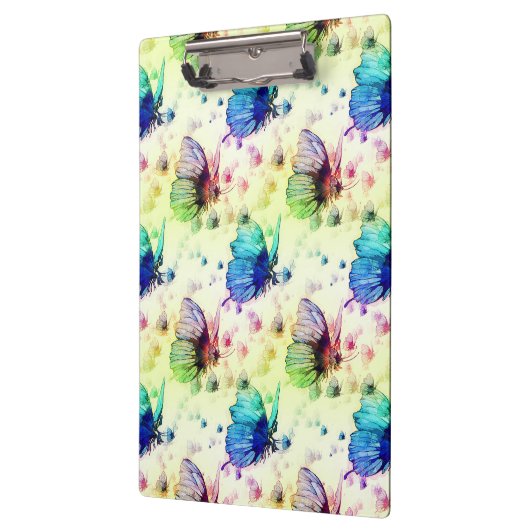 Waterverf Vlinders Klembord (Links)