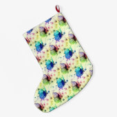 Waterverf Vlinders Kous Grote Kerstsok (Achterkant (Hangend))