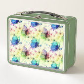 Waterverf Vlinders Lunchbox (Voorkant)