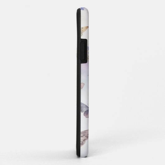 Waterverf Vlinders Monogram Case-Mate iPhone Case (Achterkant/rechts)