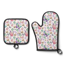 Waterverf vlinders naadloos patroon