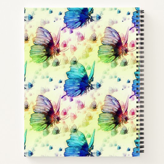 Waterverf Vlinders Notitieboek (Achterkant)