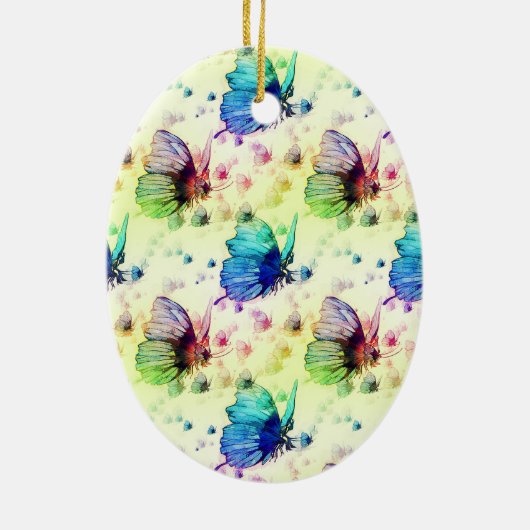 Waterverf Vlinders Ornament (Achterkant)