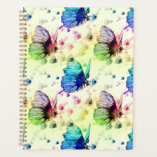 Waterverf Vlinders Planner (Voorkant)