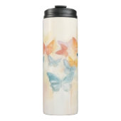 Waterverf Vlinders Thermische Tumbler Thermosbeker (Voorkant)