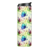 Waterverf Vlinders Thermische Tumbler Thermosbeker (Gedraaid links)