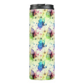 Waterverf Vlinders Thermische Tumbler Thermosbeker (Achterkant)