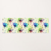Waterverf Vlinders Yoga Mat (Achterkant (horizontaal))