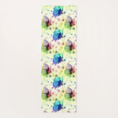 Waterverf Vlinders Yoga Mat (Achterkant)
