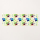 Waterverf Vlinders Yoga Mat (Voorkant (horizontaal))