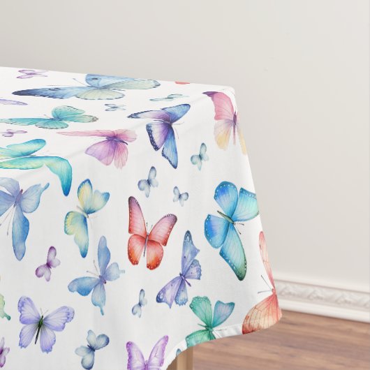 Waterverf vlindertafelkleed tafelkleed (Voorbeeld)