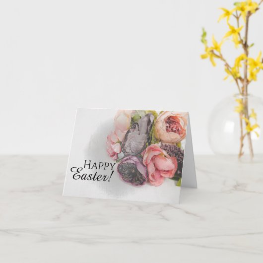 Waterverf Vloeiend wenskaart Kaart (Gele Bloem)