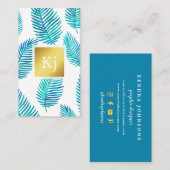 Waterverf Vloeistof met goud Visitekaartje (Voorkant / Achterkant)