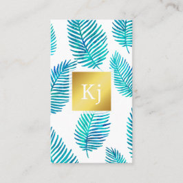 Waterverf Vloeistof met goud Visitekaartje