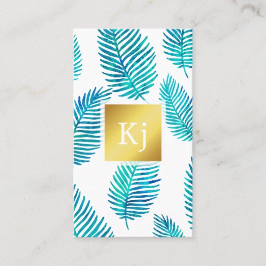 Waterverf Vloeistof met goud Visitekaartje (Voorkant)