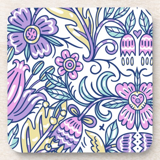 Waterverf Vloerkleurige Natuur Bier Onderzetter (Voorkant)