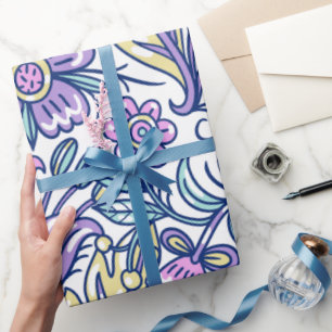 Waterverf Vloerkleurige Natuur Cadeaupapier