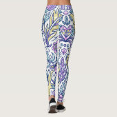 Waterverf Vloerkleurige Natuur Leggings (Achterkant)
