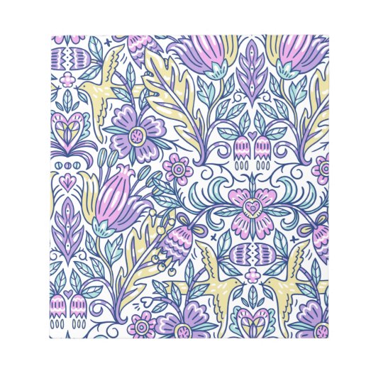 Waterverf Vloerkleurige Natuur Notitieblok (Voorkant)