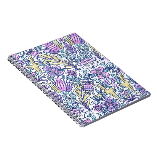 Waterverf Vloerkleurige Natuur Notitieboek (Rechterzijde)