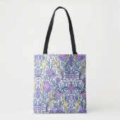 Waterverf Vloerkleurige Natuur Tote Bag (Voorkant)