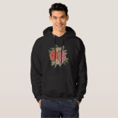 Waterverf Vloertuin Hoodie (Voorkant volledig)