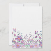 Waterverf Vloertuin met parels Kaart (Achterkant)