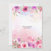 Waterverf Vloertuinpartij Kaart (Achterkant)