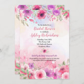 Waterverf Vloertuinpartij Kaart (Voorkant / Achterkant)