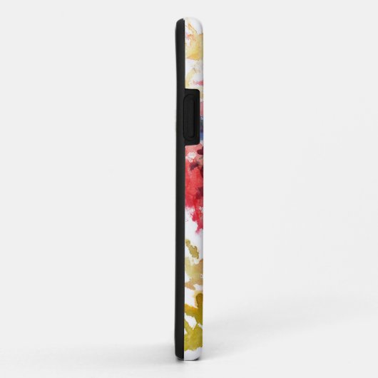 Waterverf Vloerverf Rode Oranje Herfst Case-Mate iPhone Case (Achterkant/rechts)
