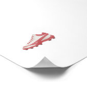 Waterverf voetbalschoenen poster (Hoek)
