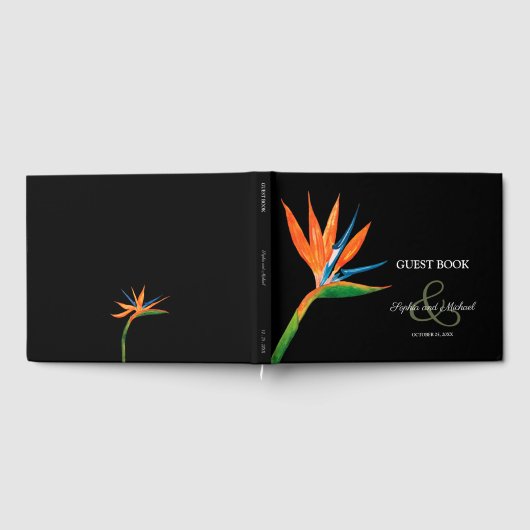 Waterverf Vogel van het paradijs Gastenboek (Volledig)