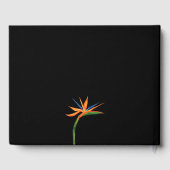 Waterverf Vogel van het paradijs Gastenboek (Achterkant)