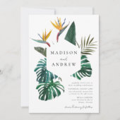 Waterverf Vogel van het paradijs Kaart (Voorkant)