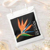 Waterverf vogel van het Paradise Custom Favor Bag Bedankzakje (Geknipt)