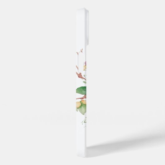 Waterverf vogelbloem Case-Mate iPhone case (Achterkant / Rechts)