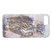 Waterverf vogelgriep iPhone 8/7 Hoesjes (Achterkant (Horizontaal))