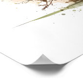 Waterverf vogelkwekerij poster (Hoek)