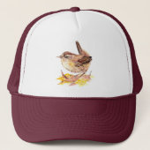 Waterverf vogelNatuur Wilddieren Trucker Pet (Voorkant)